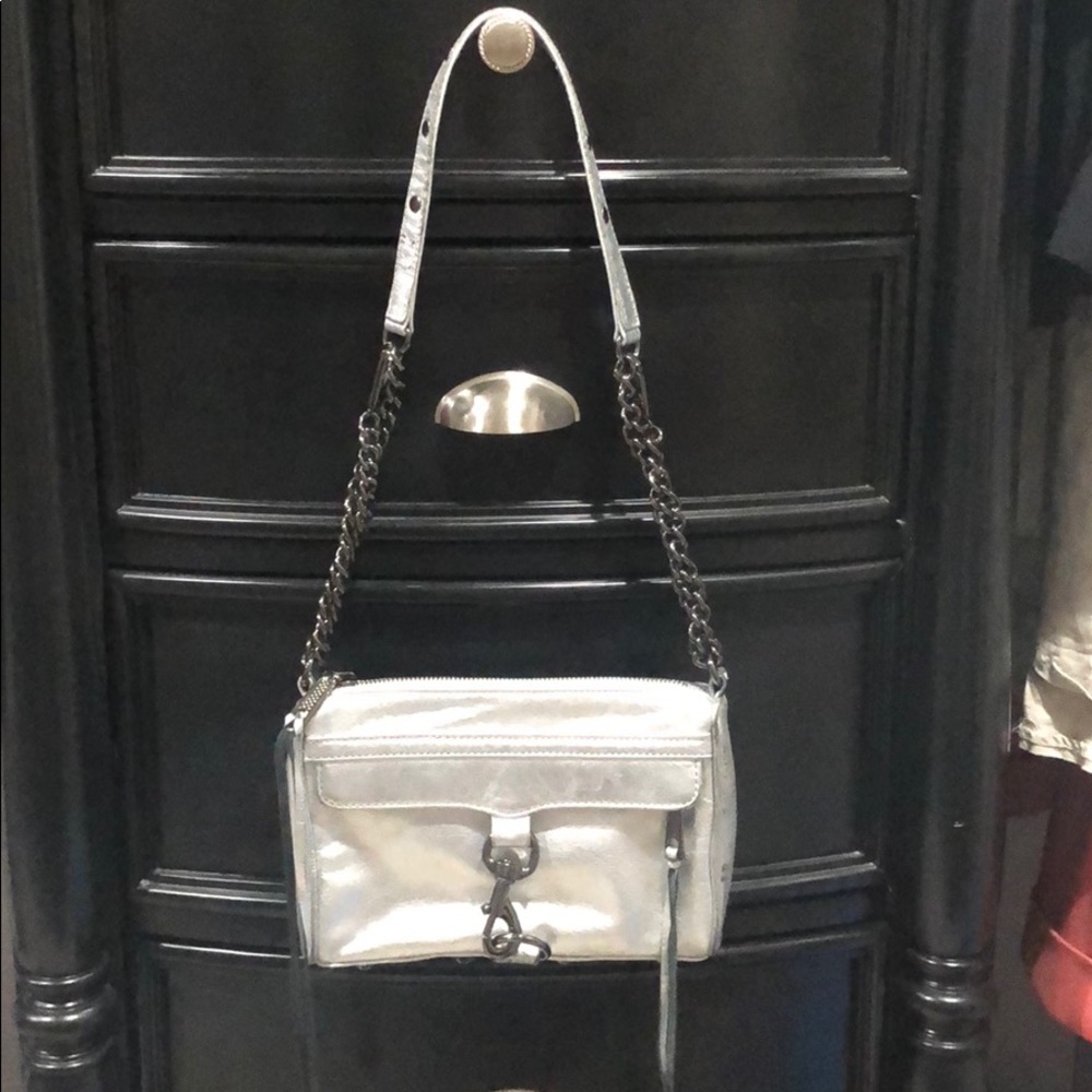 Rebecca Minkoff silver purse